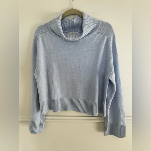 Aritzia Babaton Titus 100% Merino Wool Turtleneck Sweater Large - Picture 3 of 9